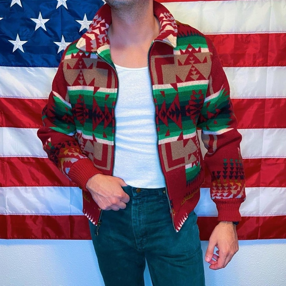 Vintage Pendleton Navajo jacket